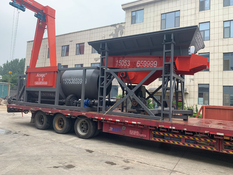 滾筒篩洗砂機發往甘肅張掖